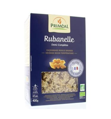 Primeal Rubanelle halfvolkoren pasta bio 400 Gram