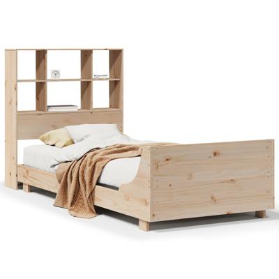 Bedframe zonder matras massief grenenhout 150x200 cm