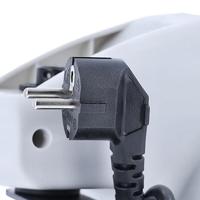 AS Schwabe 12645 Kabelhaspel voor aan de muur 20 m Zwart Randaarde haakse stekker, Penaarde stekker (type E) - thumbnail