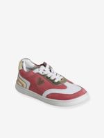 Leren sneakers voor meisjes, kleutercollectie veel roze - thumbnail