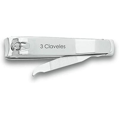 Nagelknipper 3 Claveles Zilverkleurig