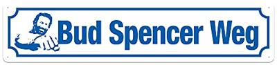 Bud Spencer Tin Sign Bud Spencer Weg 46 x 10 cm