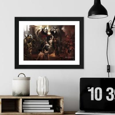 Diablo Framed Print - Diablo IV - Nephalems (30x40cm) Diablo Framed Print - Diablo IV - Nephalems (30x40cm)