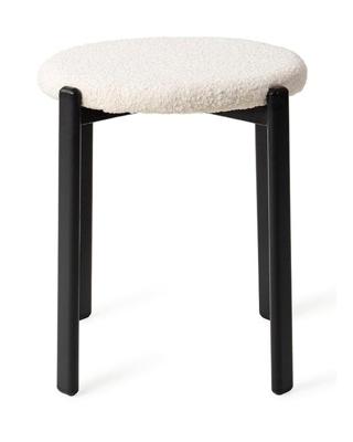 Jesper Home Kruk 'Obu' Bouclé, kleur Icing on the Cake