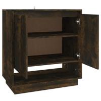 Dressoir 70x41x75 cm bewerkt hout gerookt eikenkleurig - thumbnail