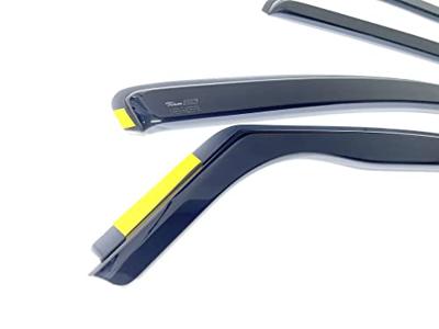 Winddeflector HEKO 11132 4 Onderdelen Frontaal Aan de achterkant