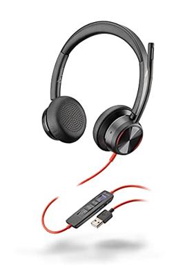 POLY Blackwire 8225 Headset Hoofdband Zwart USB Type-A