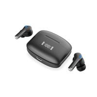KSIX Noise Cancel 3 Draadloze Bluetooth-hoofdtelefoon met actieve ruisonderdrukking, ANC + ENC, HD-oproepen, transparantie-modus, led-paneel, True Wireless Stereo, spraakassistent, 18 uur looptijd - thumbnail