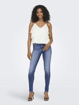 Only 15225794 Onlblush Life Mid Skinny Skinny Fit Rea12187 Medium Blue 15225794