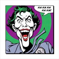 Kunstdruk Joker - Ha Ha Ha Ha Ha 40x40cm - thumbnail