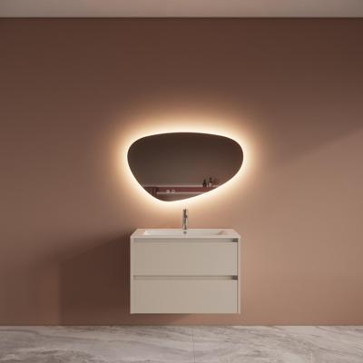 Badmeubelset BWS Riga Met Asia Wastafel Wit 80 cm Kasjmier Boss & Wessing Badmeubelset BWS Riga Met Asia Wastafel Wit 80 cm Kasjmier Boss & Wessing