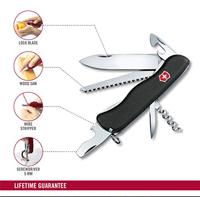 Victorinox Forester 0.8363.3 Zwitsers zakmes Aantal functies 12 Zwart - thumbnail