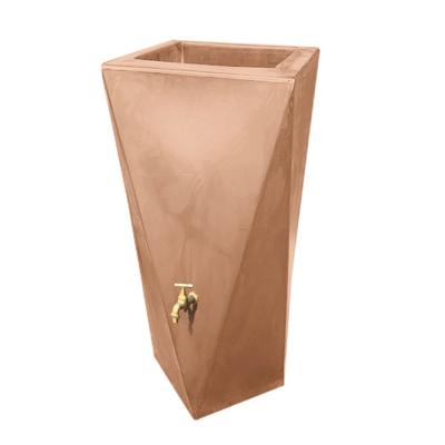 Regenton manhattan twist gewassen terracotta 100L incl. kraantje Prestige - Prestige Regenton manhattan twist gewassen terracotta 100L incl. kraantje Prestige - Prestige