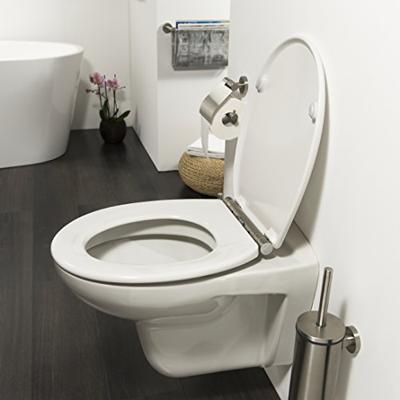 Toiletzitting Tiger Boston Softclose Duroplast RVS Wit - thumbnail