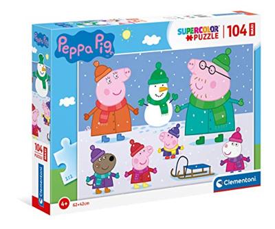 Clementoni maxi puzzel peppa pig, 104st.
