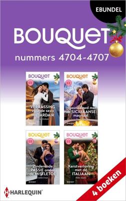 Bouquet e-bundel nummers 4704 - 4707 - Lynne Graham, Maya Blake, Caitlin Crews, Millie Adams - ebook