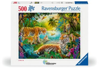 Ravensburger Tiger Family in the Oasis 500 stukjes