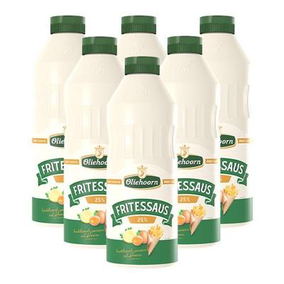 Oliehoorn - Fritessaus 25% - 6x 900ml