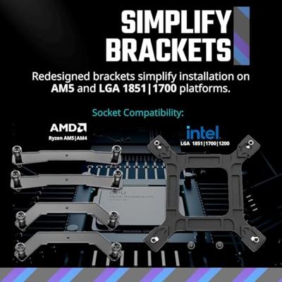 Cooler Master MasterLiquid 240 Atmos ARGB wit