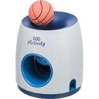 TRIXIE DOG ACTIVITY STRATEGIESPEL BALL&TREAT WIT / BLAUW 17X17X18 CM - thumbnail