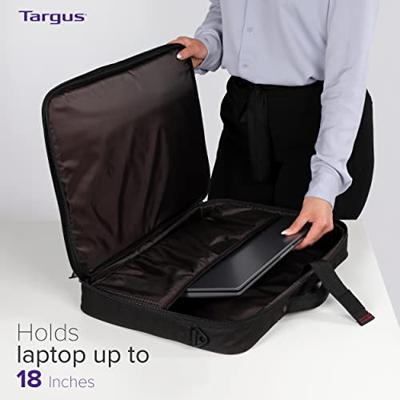 Targus 17"/18" notebook tas zwart/rood - thumbnail