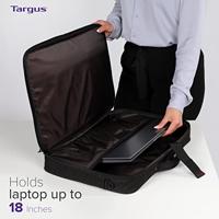 Targus 17"/18" notebook tas zwart/rood - thumbnail