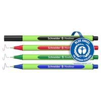 Schneider fineliner Line-Up, etui van 4 stuks in geassorteerde kleuren - thumbnail