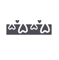 Vaessen Creative • randpons hartjes speels - thumbnail