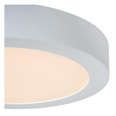 Lucide BRICE-LED - Plafonnière Badkamer - Ø 24 cm - LED Dimb. - 1x15W 3000K - IP44 - Wit