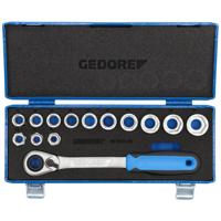 Dopsleutelset 19 SKU-20 14-delig 1/2 inch sleutelwijdtes 10-24 mm aantal tanden - thumbnail