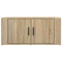 Salontafel 80x50x36 cm bewerkt hout sonoma eikenkleurig - thumbnail