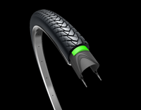 Buitenband Edge Traveller Protect 28 x 1.40" / 37-622mm - zwart met reflectie - thumbnail