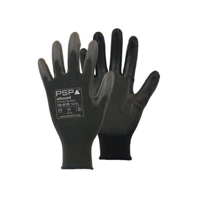 PSP 10-610 pu zwart werkhandschoen maat 10/xl (12 paar)
