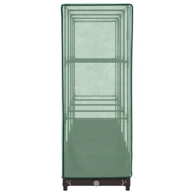 Plantenbak verhoogd met kashoes 160x40x123 cm rattanlook