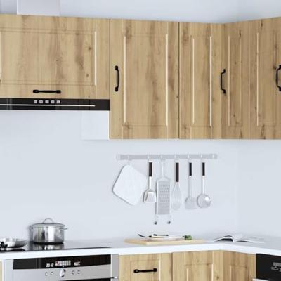 Keukenwandkast Porto bewerkt hout artisanaal eikenkleur Keukenwandkast Porto bewerkt hout artisanaal eikenkleur