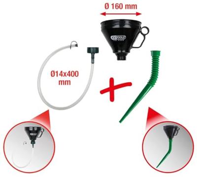 KS Tools 150.9230 150.9230 Trechterset 1 l 160 mm