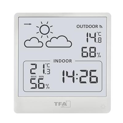 TFA Dostmann Funk-Wetterstation CLEO 35.1176.02 Draadloos weerstation Verwachting voor 12 tot 24 uur Aantal sensoren max.: 1 stuk(s)