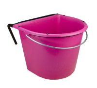 Voerbak 15 l met ophang en hengsel Roze - thumbnail