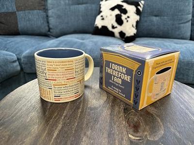 UPG Mok - Ik Drink Dus Ik Ben (Filosofie) Quote UPG Mok - Ik Drink Dus Ik Ben (Filosofie) Quote