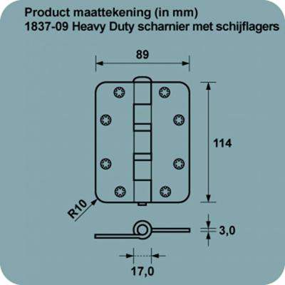 Hd scharnier-sl 114x89x3 tgs