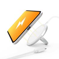 Nedis Draadloze Oplader | Staand | Inclusief kabel | USB Type-C | 1 stuks - WCHAQM250SI WCHAQM250SI - thumbnail