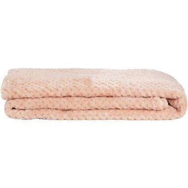 Plaid Ilona - roze - 130x170 cm