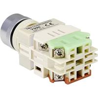 TRU COMPONENTS TC-9219080 Y090 Druktoets 250 V/AC 5 A 1x aan/(aan) Moment Rood (Ø) 30 mm 1 stuk(s) - thumbnail