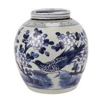 Fine Asianliving Chinese Gemberpot Blauw Wit - thumbnail