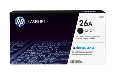 HP toner 26A, 3 100 pagina&apos;s, OEM CF226A, zwart