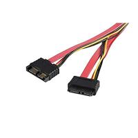 .com Slimline SATA verlengkabel - SATA verlengkabel - Serial ATA 150300 - Slimline SATA (M) naar Slimline SATA (V) - 50.8 cm - rood - thumbnail