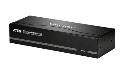 8-poorts VGA/audio Cat 5-splitser 8-poorts VGA/audio Cat 5-splitser