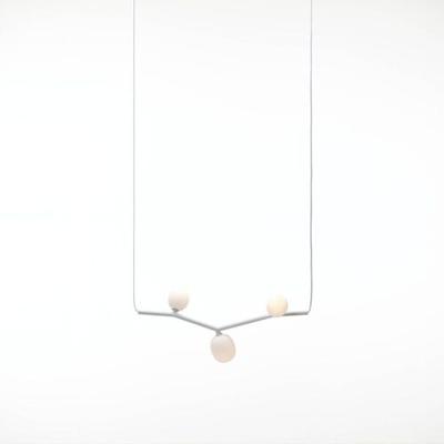 Brokis Ivy Horizontal 3 Hanglamp - Wit - Wit Brokis Ivy Horizontal 3 Hanglamp - Wit - Wit