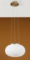 Eglo Design HanglampOptica 28cm nikkel met wit - 86813 - thumbnail