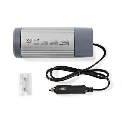 Nedis PIMS10024 Stroomomvormer Gemodificeerde Sinusgolf 24 V Dc - 230 V Ac 100 W 1x Schuko / 1x Usb-uitgang - thumbnail